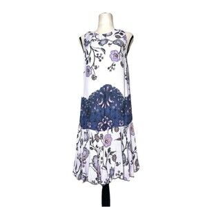 Free People Intimately Floral Print Semi Sheer Tank Dress Lightweight Women Smal